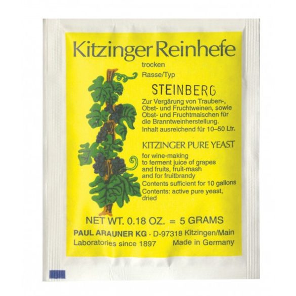  dried yeast Kitzinger Steinberg for 50 l 