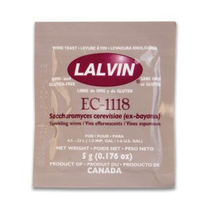 Szárított élesztő EC 1118™ Prise de Mousse - Lalvin™ - 5 g 