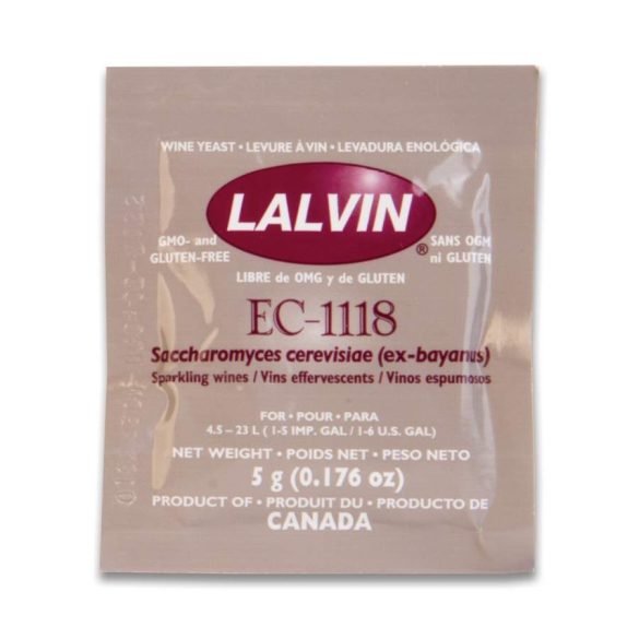 Szárított élesztő EC 1118™ Prise de Mousse - Lalvin™ - 5 g 