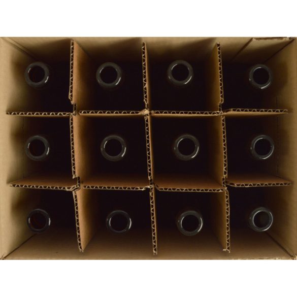 Sörösüveg/söröspalack Porter 50 cl, barna, 26 mm, box 12 db