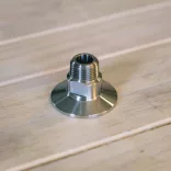 SS BREWTECH ™ 1,5 "TC - 1/2" NPT Triclamp átalakító