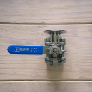 Ss Brewtech ™ gömbcsap 1,5 "TC - 1/2" anya NPT