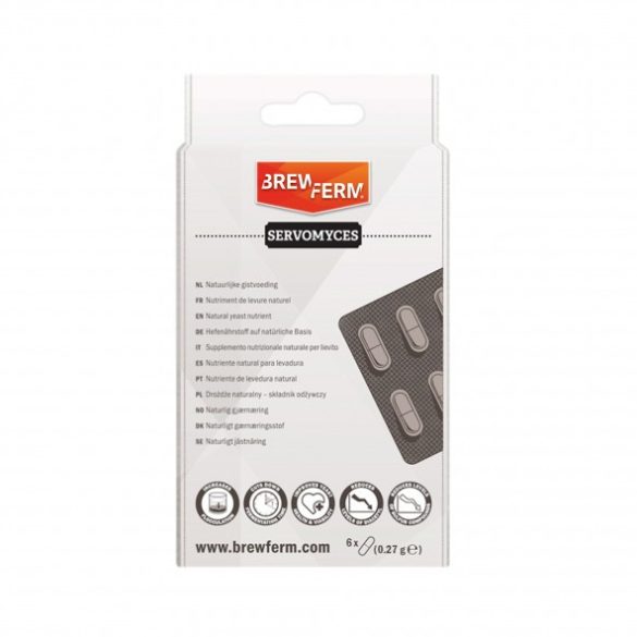  Brewferm Servomyces yeast nutrient - 6 caps 