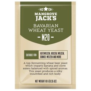  Dried brewing yeast Bavarian Wheat M20 - Mangrove Jack's Craft Series - 10 g 