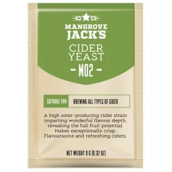   Szárított élesztő Cider M02 - Mangrove Jack's Craft sorozat - 9 g
