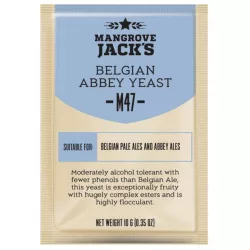   Szárított sörélesztő M47 Belgian Abbey - Mangrove Jack's Craft sorozat - 10 g