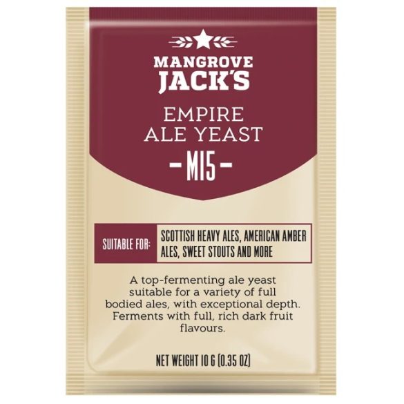  Dried brewing yeast Empire Ale M15 - Mangrove Jack's Craft Series - 10 g 