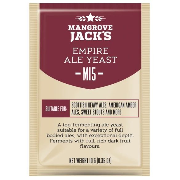  Dried brewing yeast Empire Ale M15 - Mangrove Jack's Craft Series - 10 g 