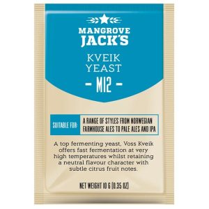 Szárított sörélesztő Kveik M12 - Mangrove Jack's Craft sorozat - 10 g