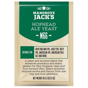  Dried brewing yeast M66 Hophead - Mangrove Jack's Craft Series - 10 g 