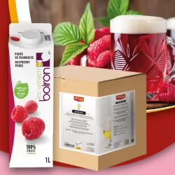 Brewferm Kit de malt Beer&Fruit Combo: Sour-Raspberry 