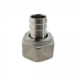   Brewferm 13mm cső csatlakozó vég roszdamentes SST 1/2" menettel