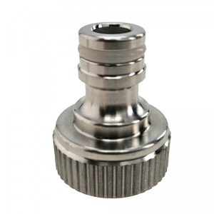 Brewferm Gardena-style coupler in SST to 3/4"