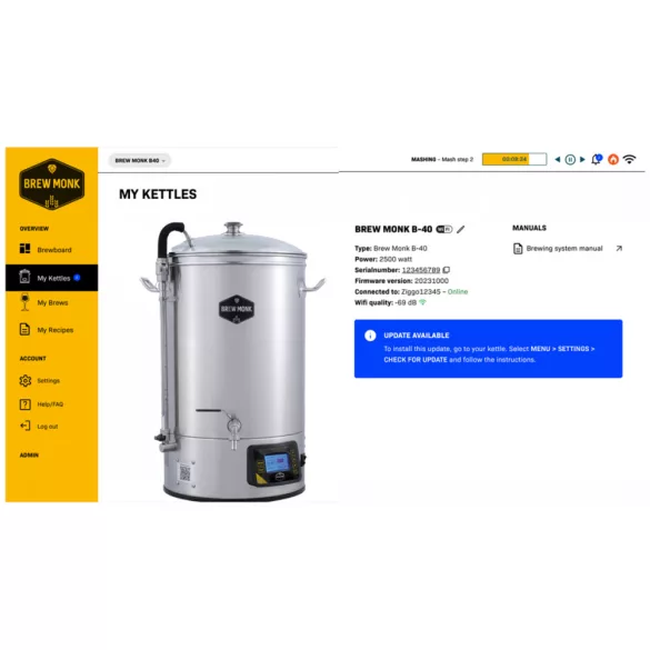 Brew Monk™ B40 Wi-Fi brewing system