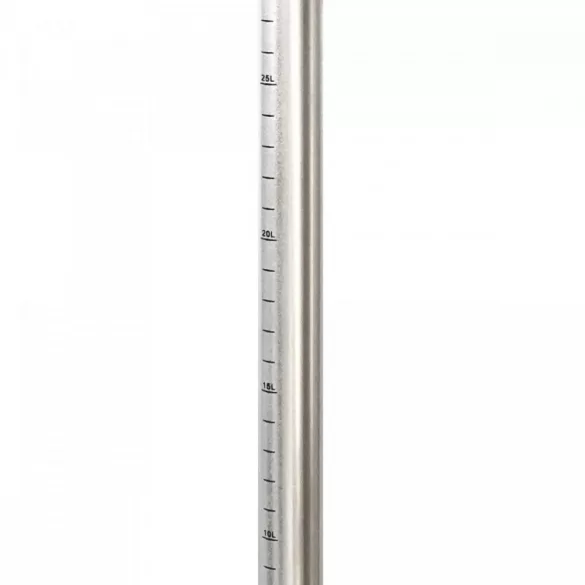 Brew Monk™ transparent circulation pipe with litre graduation and SST valve