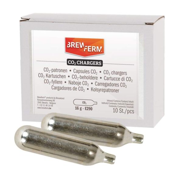  Brewferm CO2 cartridges 16 g 10 pieces 