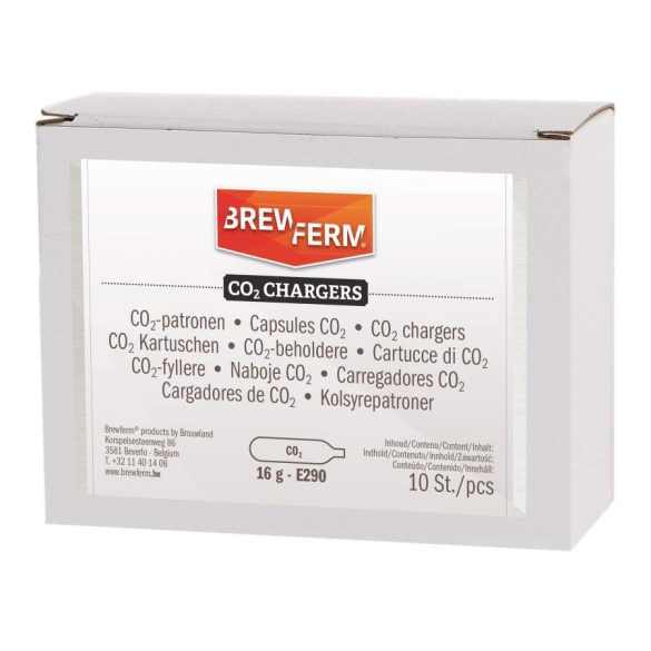  Brewferm CO2 cartridges 16 g 10 pieces 