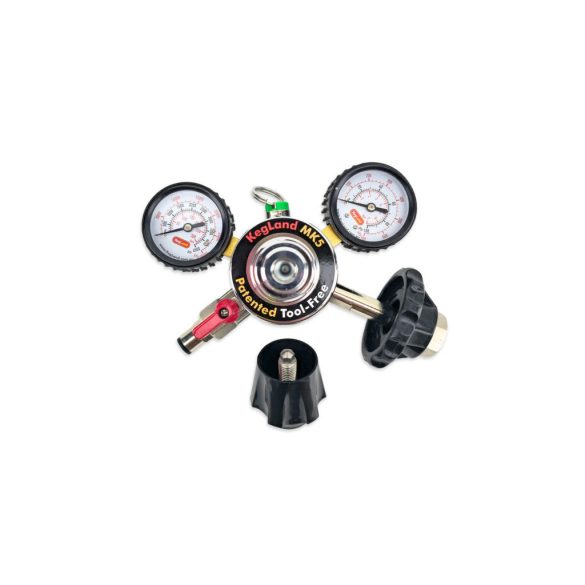 Kegland MK5 CO2 regulator with 2 manometers 
