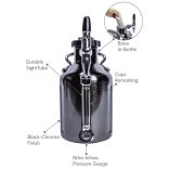  GrowlerWerks uKeg™ Nitro 50 fekete króm - 1.5 l sör. és nitro kávé csapoló tartály