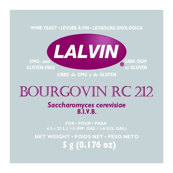Lalvin Bourgovin RC212 borélesztő/fajélesztő