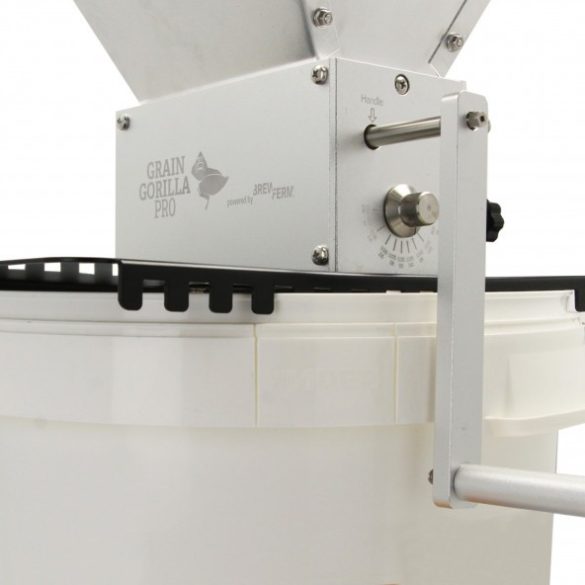 Brewferm Grain Gorilla Pro malt mill with 3 stainless steel rollers 