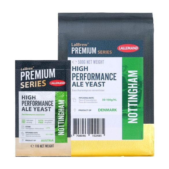 LalBrew® Nottingham High Performance Ale Sörélesztő