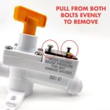 Digitális mini nyomásmérő 0-90psi (0-6.2bar) Blowtie és In-line regulatorokhoz