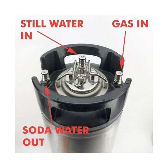 Cornelius fedél karbonátor reaktorral