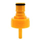  Tiszítító és szénsavasító csatlakozó sárga Ball lock