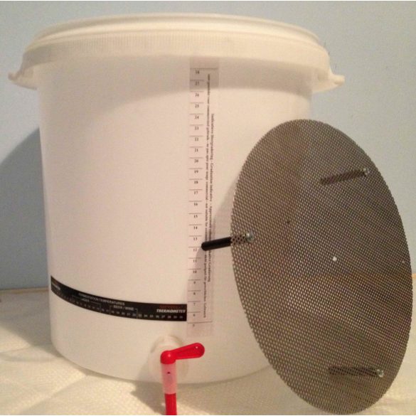 Filter plate for 30 and 33 litres plastic fermenters