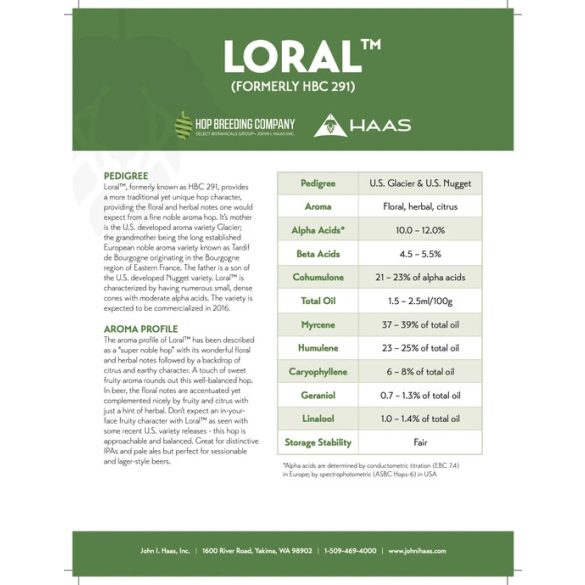 Loral Hop pellet 100g