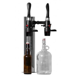 Clamp-lock for swing top bottles