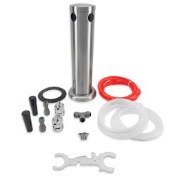 Két csapos Kegerator torony csap nélkül