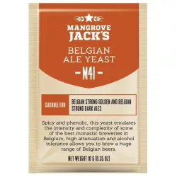   Szárított sörélesztő Belgian Ale M41 - Mangrove Jack's Craft sorozat - 10 g