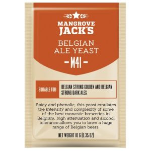 Szárított sörélesztő Belgian Ale M41 - Mangrove Jack's Craft sorozat - 10 g