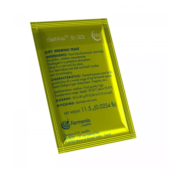 SafAle™ S-33 sörélesztő