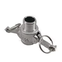 1/2 Inch Type B Camlock - Female Cam x Male BSPT Thread