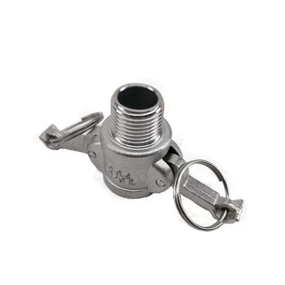 1/2 Inch Type B Camlock - Female Cam x Male BSPT Thread