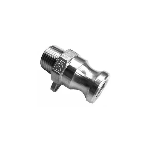 1/2 Inch Type F Camlock - Male Cam x Male BSPT Thread