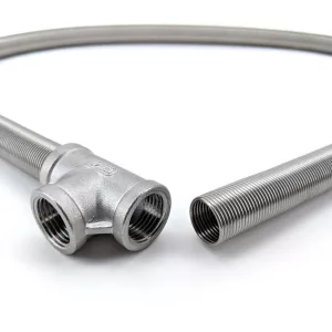 Stainless steel Helix Coil 1m with Tee