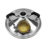 BrewZilla 35L Pro Sight Glass Distillation / Steam Condenser Lid - 2 Inch TC Top - 3 Inch PPSU Sight Glass