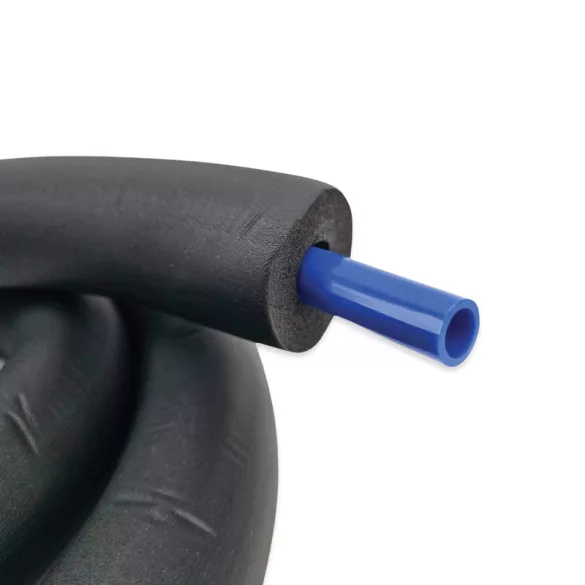 Blue Glycol Insulation Hose 2m Roll x 12mm ID x 16mm OD - Foam 15mm Thick