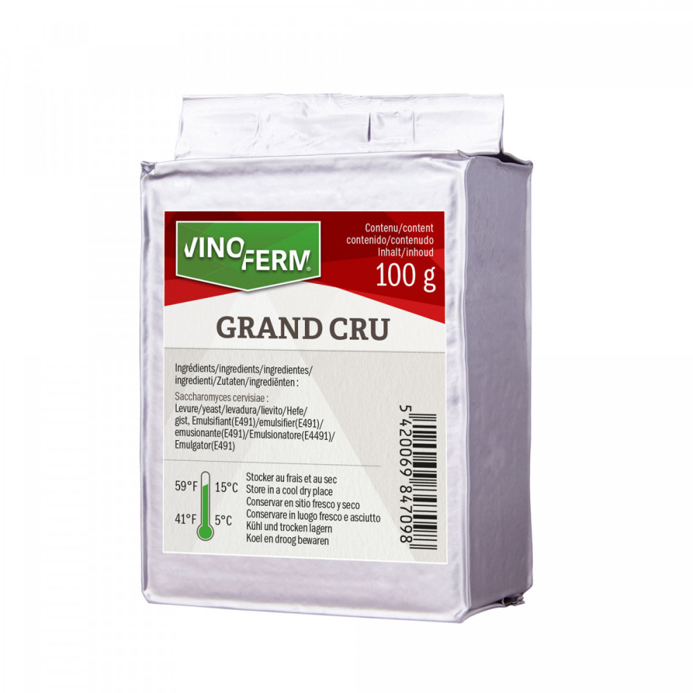 Szárított borélesztő Vinoferm Grand Cru 100 g