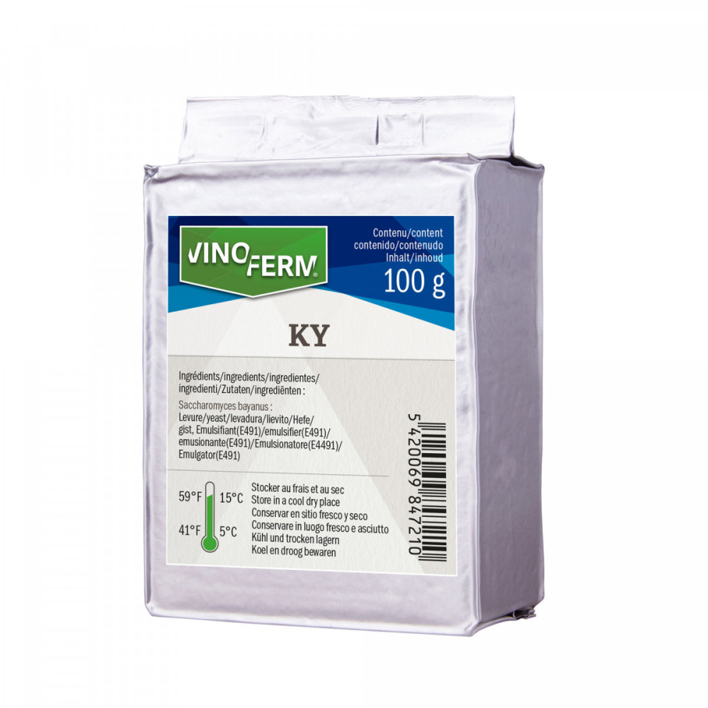 Száraz borélesztő Vinoferm KY 100 g