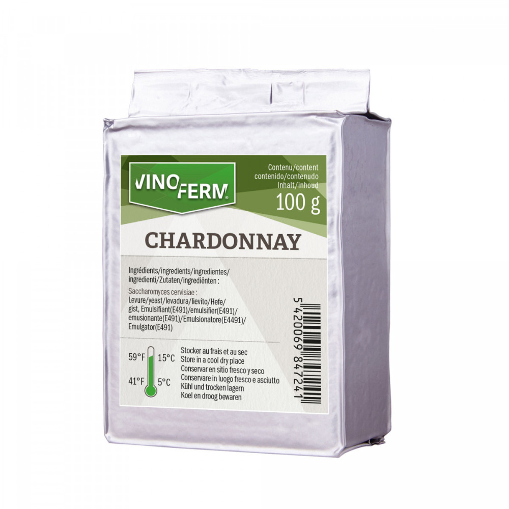 Száraz borélesztő Vinoferm Chardonnay 100 g