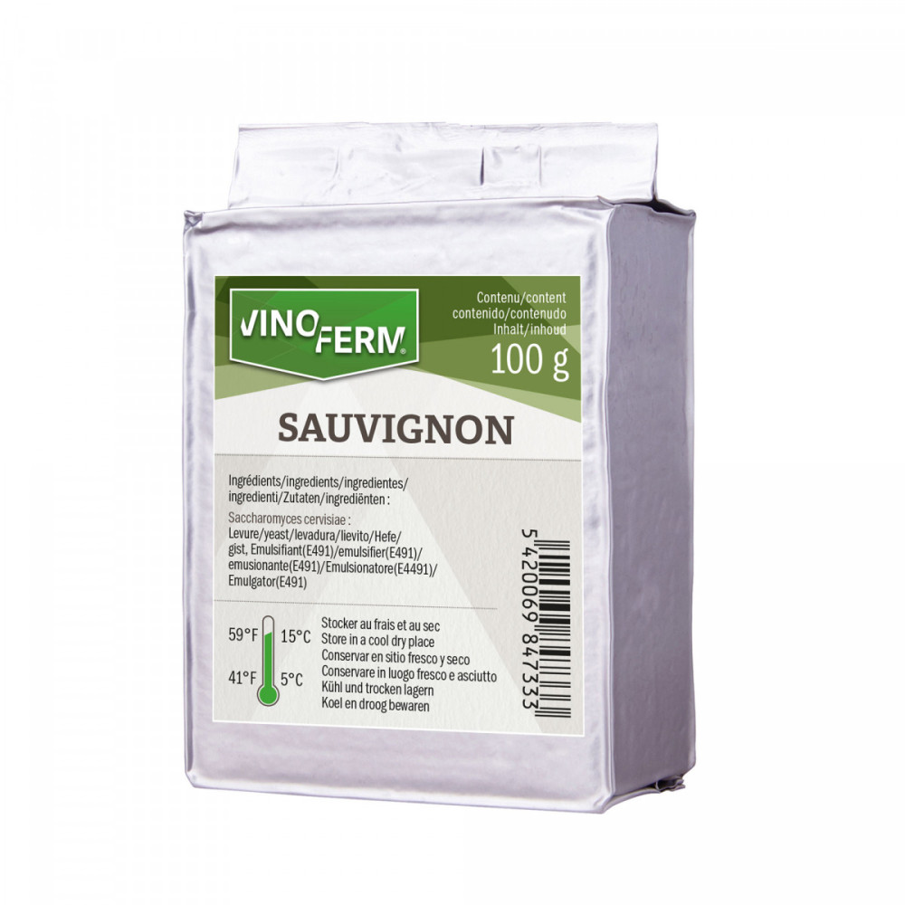 Száraz borélesztő Vinoferm Sauvignon 100 g